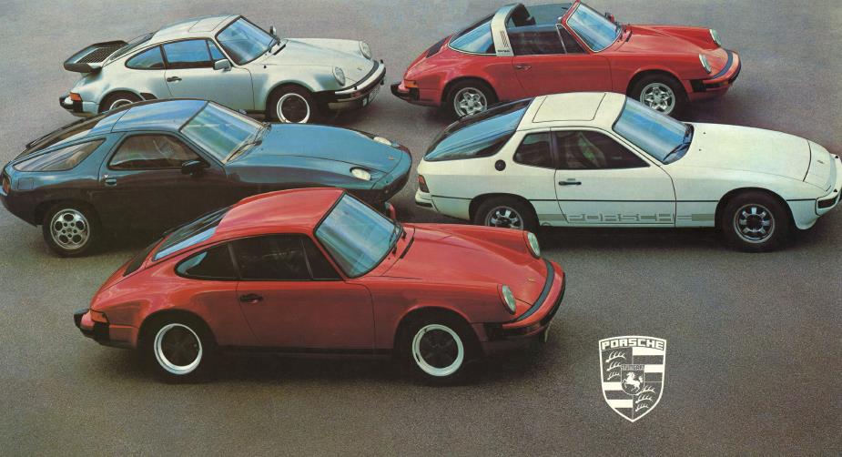 Рекламный буклет Porsche 1978 MY US